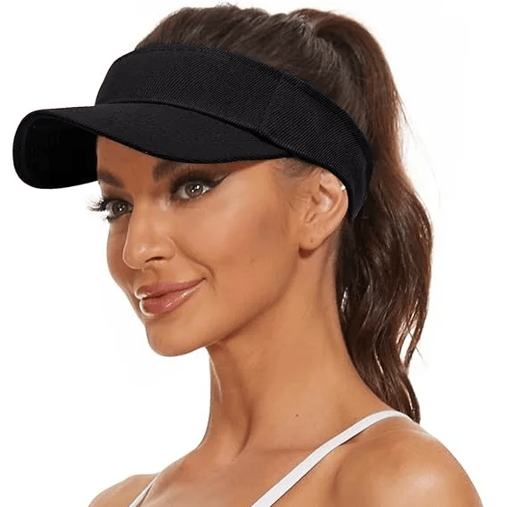 Sport Visor Hats Adjustable Empty Top Baseball Cap Sun Protection Ball Caps Golf Visor for Women