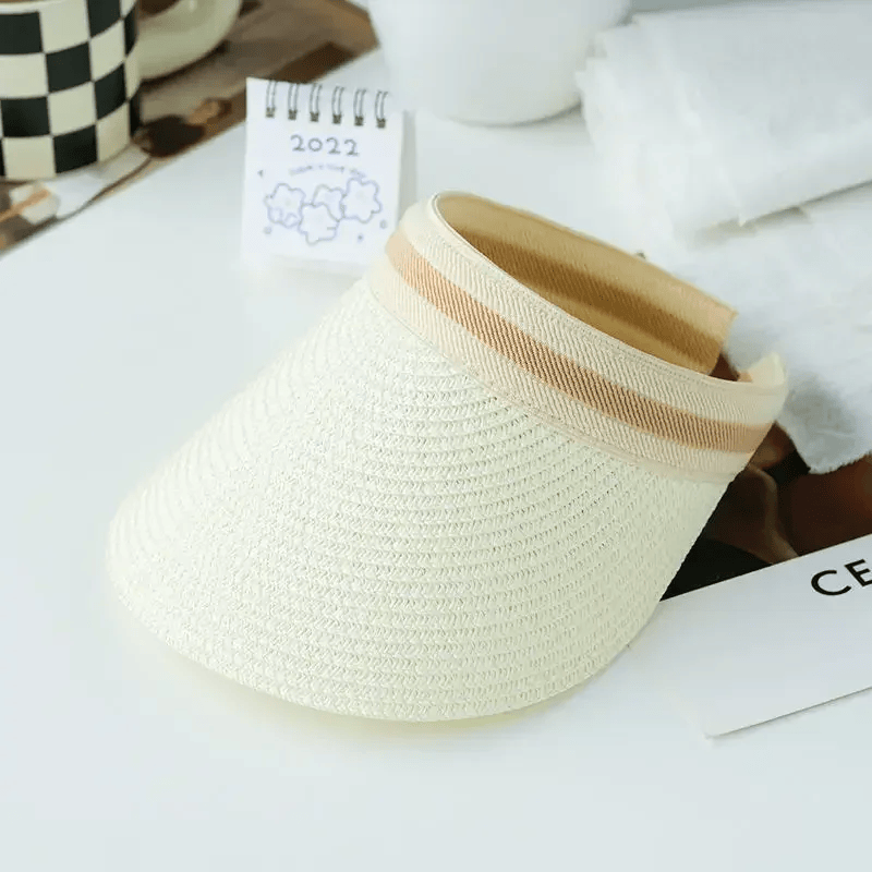 Sun Hat Anti Uv Female Outdoor Visor Cap Casual Shade Hat Straw Wide Large Brim Beach Sunhat