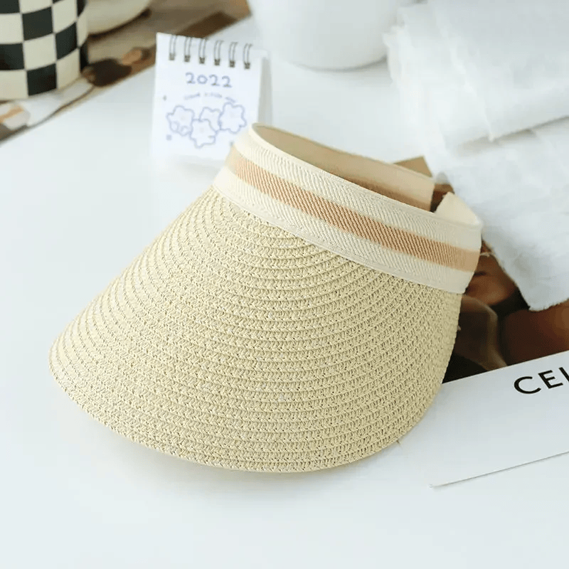 Sun Hat Anti Uv Female Outdoor Visor Cap Casual Shade Hat Straw Wide Large Brim Beach Sunhat